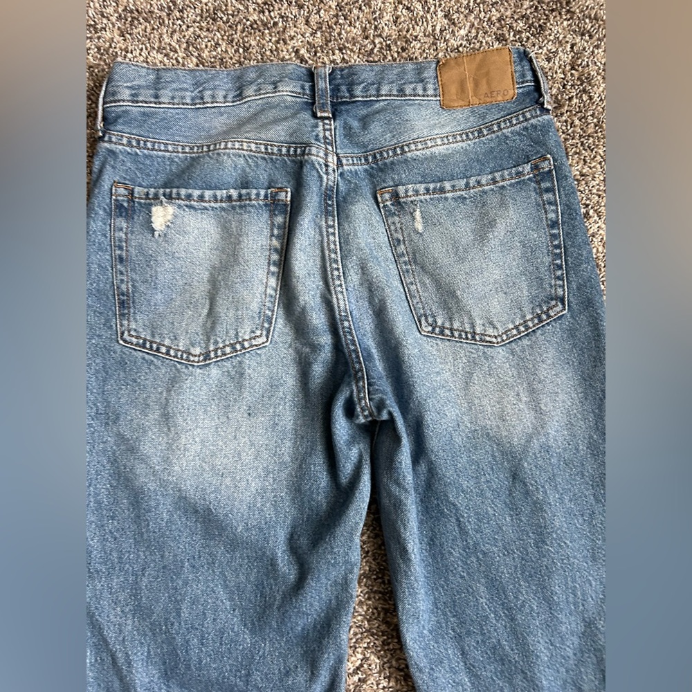 Aeropostale highly distressed low rise skater jeans size 2R - Picture 8 of 8